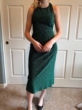 Green formal dress